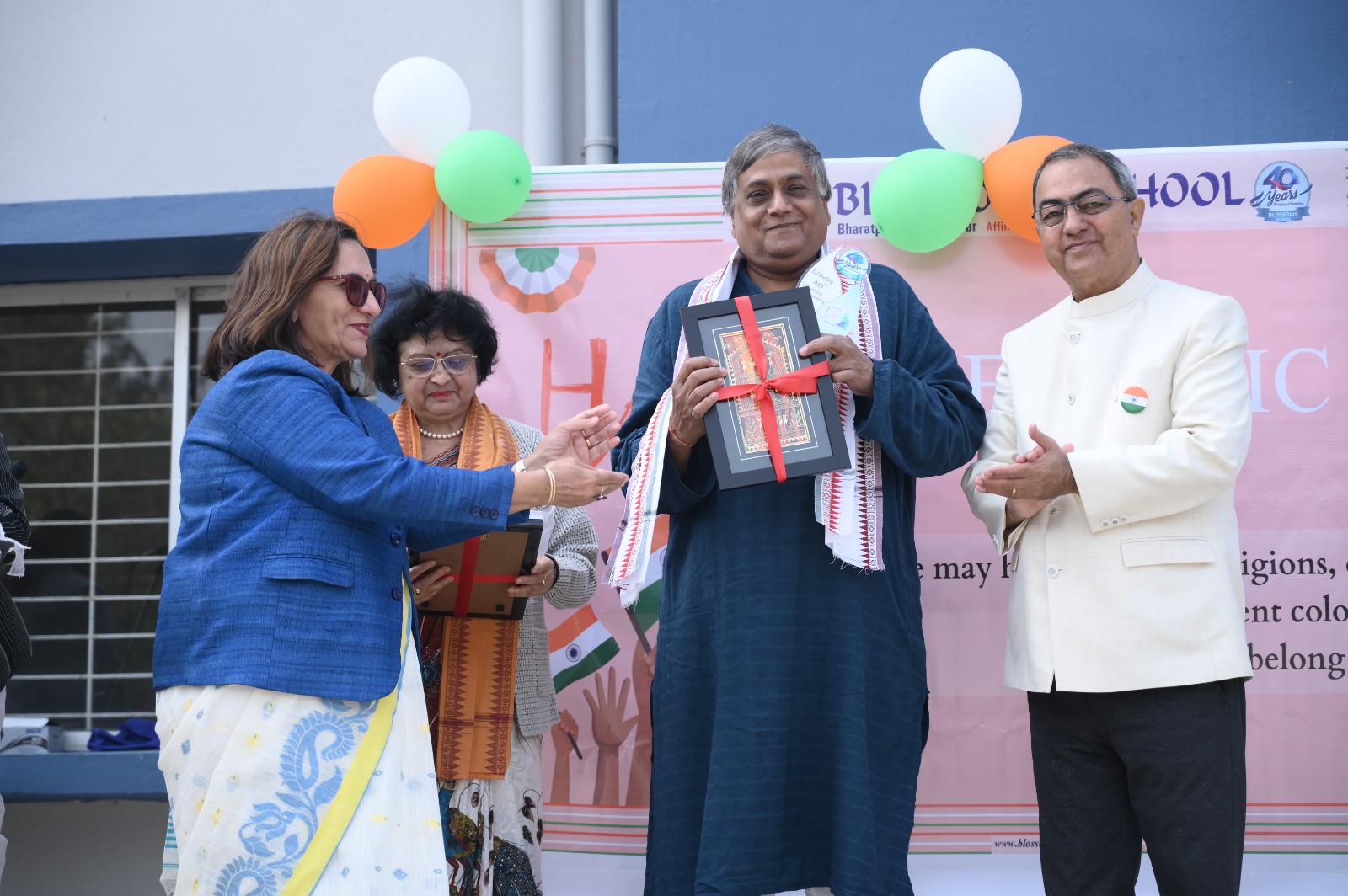 75TH REPUBLIC DAY CELEBRATED AT BLOSSOMS SCHOOL